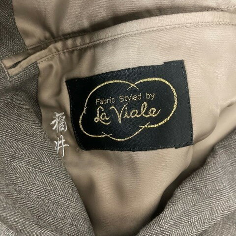 【中古】デュークマディソン Duke Madison スーツ セットアップ フォーマル シングル ジャケット パンツ M 茶 ブラウン メンズ 【ベクトル 古着】 250701