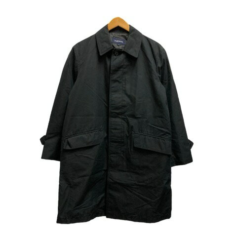 【中古】ニューヨーカー NEWYORKER コート 長袖 無地 コットン混 11-34-2302 S 黒 ブラック メンズ 【ベクトル 古着】 250226 【中古】ニューヨーカー NEWYORKER コート 長袖 無地 コットン混 11-34-2302 S 黒 ブラック メンズ 【ベクトル 古着】 250226