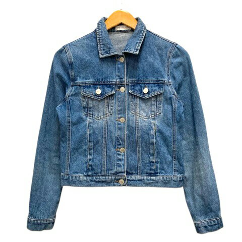 ジャイロ JAYRO motomachi selection デニムジャケット Gジャン コットン ウォッシュ加工 M 青 インディゴブルー レディース  250123