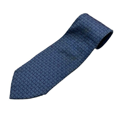 【中古】サルヴァトーレフェラガモ Salvatore Ferragamo ネクタイ ワイドタイ 総柄 絹 シルク 光沢 グレー 紺 ネイビー メンズ 【ベクトル 古着】 250411 【中古】サルヴァトーレフェラガモ Salvatore Ferragamo ネクタイ ワイドタイ 総柄 絹 シルク 光沢 グレー 紺 ネイビー メンズ 【ベクトル 古着】 250411
