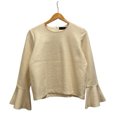 【中古】サクラ SACRA カットソー 長袖 クルーネック 無地 ウール混 118660021 38 アイボリー レディース 【ベクトル 古着】 250507 【中古】サクラ SACRA カットソー 長袖 クルーネック 無地 ウール混 118660021 38 アイボリー レディース 【ベクトル 古着】 250507