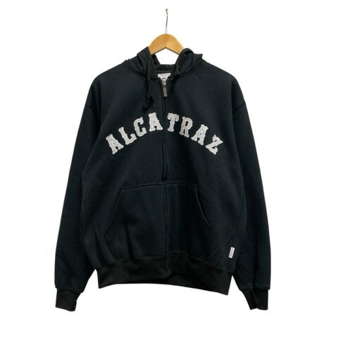 【中古】GOGO SPORTS INC トレーナー パーカー 長袖 刺繍 L 紺 ネイビー 白 ホワイト レディース 【ベ..