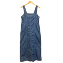 【中古】le cercle par rope ジャンパースカート デニム ロング丈 F インディゴブルー レディース 【ベクトル 古着】 250626