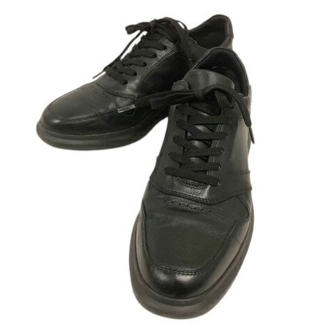 【中古】リーガル REGAL 73HL スニーカー ドレススニーカー GORE-TEX 24.5cm 無地 黒 ブラック メンズ 【ベクトル 古着】 250707