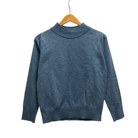 Crew Neck - 【中古】チャオパニック CIAOPANIC ニット セーター 長袖 クルーネック 無地 PGL1012205A0016 F 青 ブルー レディース 【ベクトル 古着】 250710