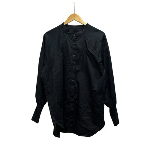 デザインアエラ design aera シャツ 長袖 無地 コットン 21507 ONESIZE 黒 ブラック レディース  251023