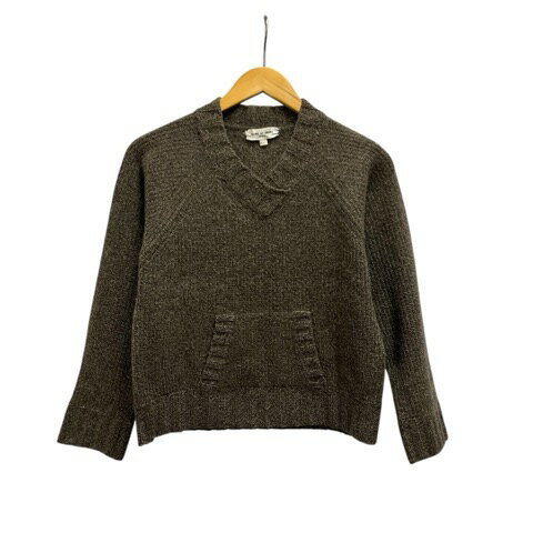 【中古】ジャンニロジュディチェ GIANNI LO GIUDICE ニット セーター 長袖 Vネック 無地 カシミヤ NHFA..