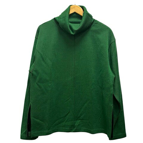 【中古】グリーンレーベルリラクシング ユナイテッドアローズ green label relaxing ニット セーター ハイネック スリット 長袖 3612-1..