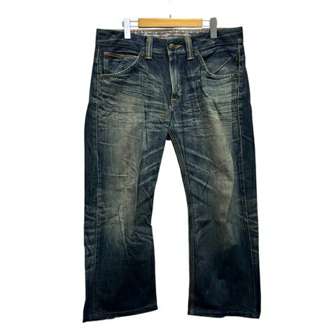 【中古】エドウィン EDWIN デニム ジーンズ コットン 無地 444XVS 青 ブルー マルチカラー メンズ 【ベクトル 古着】 260312