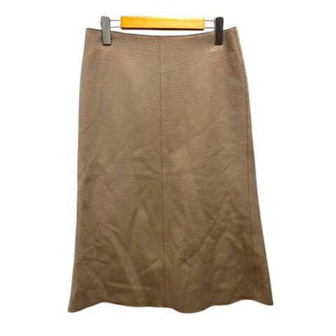 樂天商城 - 【中古】プラージュ Plage スカート フレア Aライン ウール 無地 ミモレ丈 38 ベージュ レディース 【ベクトル 古着】 260423