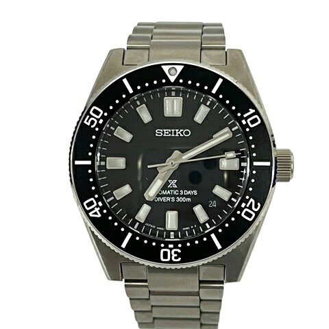 【中古】セイコー SEIKO 6R55-00G0 PROSPEX プロスペックス ダイバースキューバ 腕時計 ウォッチ 100周年記念 メカニカルダイバーズ 1965 ヘリテージ スペシャルエディション シルバー メンズ 【ベクトル 古着】 260528