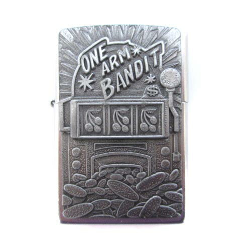 【中古】ジッポー ZIPPO ONE ARM BANDIT 06年製 オイルライター トリック スロット シルバーカラー 火花確認済み 喫煙具 ■SG 【ベクトル 古着】 231126