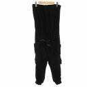 【中古】ダブルスタンダードクロージング ダブスタ DOUBLE STANDARD CLOTHING サロペット ベアトップ 裾リブ 黒 ブラック /RK レディース 【ベクトル 古着】 240805(4)