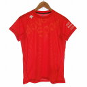 【中古】デサント DESCENTE MOVESPORT BRZ+ ハーフスリーブシャツ Tシャツ メッシュ 半袖 赤 レッド DMMLJA64 メンズ 【ベクト...