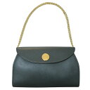 【中古】ハナエモリ HANAE MORI チェーン ハンドバッグ レザー 肩掛け 鞄 緑 グリーン X レディース 【ベクトル 古着】 250214