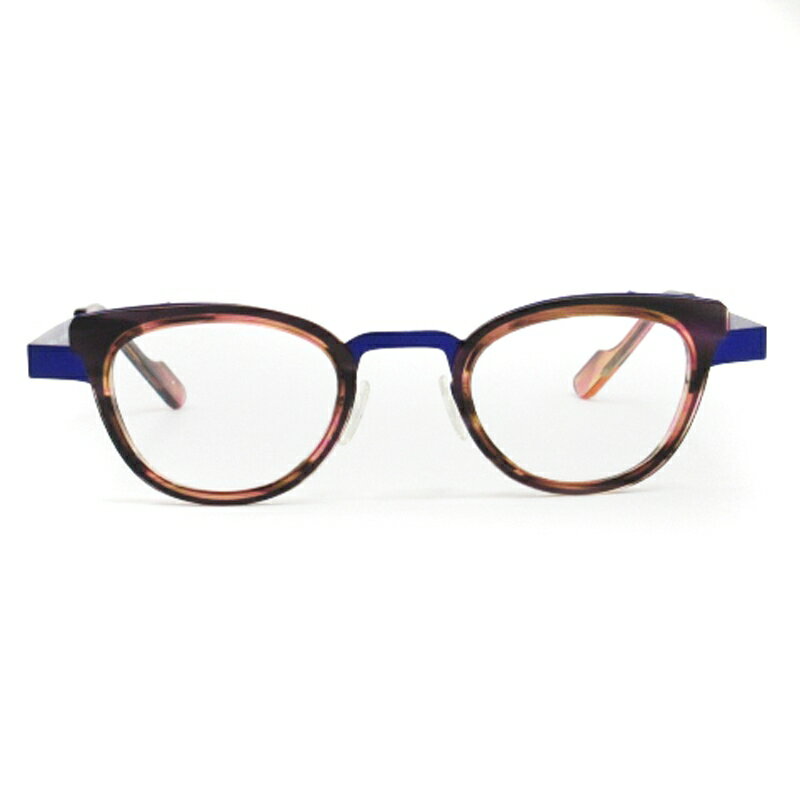 楽天ブランド古着の買取販売ベクトル【中古】アンバレンタイン anne et valentin 良品 眼鏡 めがね 伊達メガネ セルフレーム フルリム フォックス FEIST U220 紫 パープル 42□22-145 レディース 【ベクトル 古着】 250513