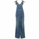 【中古】リー LEE DUNGAREES OVERALL オーバーオール デニム XS ライトブルー LL0255 /UO レディース 【ベクトル 古着】 250611