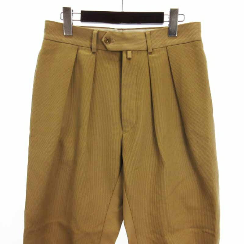 【中古】ニート NEAT テーパード パンツ 2タック コットン ベージュ 44 メンズ 【ベクトル 古着】 250722