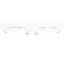 【中古】オリバーピープルズ OLIVER PEOPLES めがね メガネ 眼鏡 リムレス ツーポイント OP-2003 シルバーカラー 49□18-142 メンズ 【ベクトル 古着】 250801