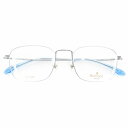 【中古】リムロック RIMROCK メガネ 眼鏡 度あり フルリム 52□19-145 青 ブルー シルバーカラー /AE メンズ 【ベクトル 古着】 250802