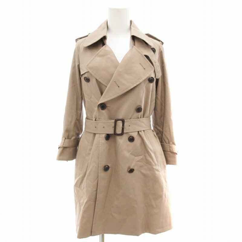 【中古】ビューティフルピープル beautiful people トレンチコート ライナー付き ミドル ハーフ丈 130 ベージュ /AE ■ECT キッズ 【ベクトル 古着】 250811