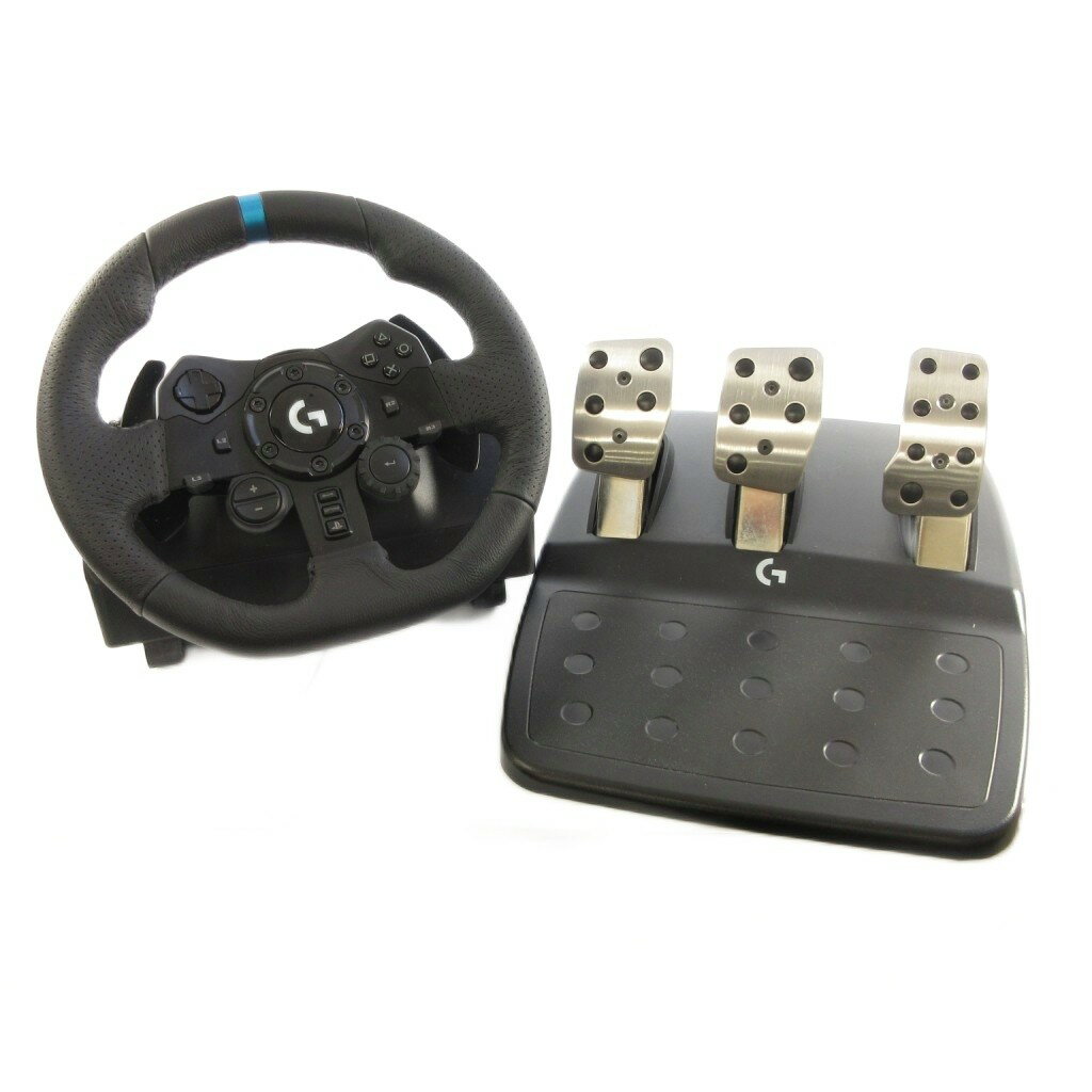 【中古】ロジクール logicool G923 2.3Nm TRUEFORCE レーシング システム ハンコン ステアリング ホイール ペダル 黒 ブラック その他 【ベクトル 古着】 251108