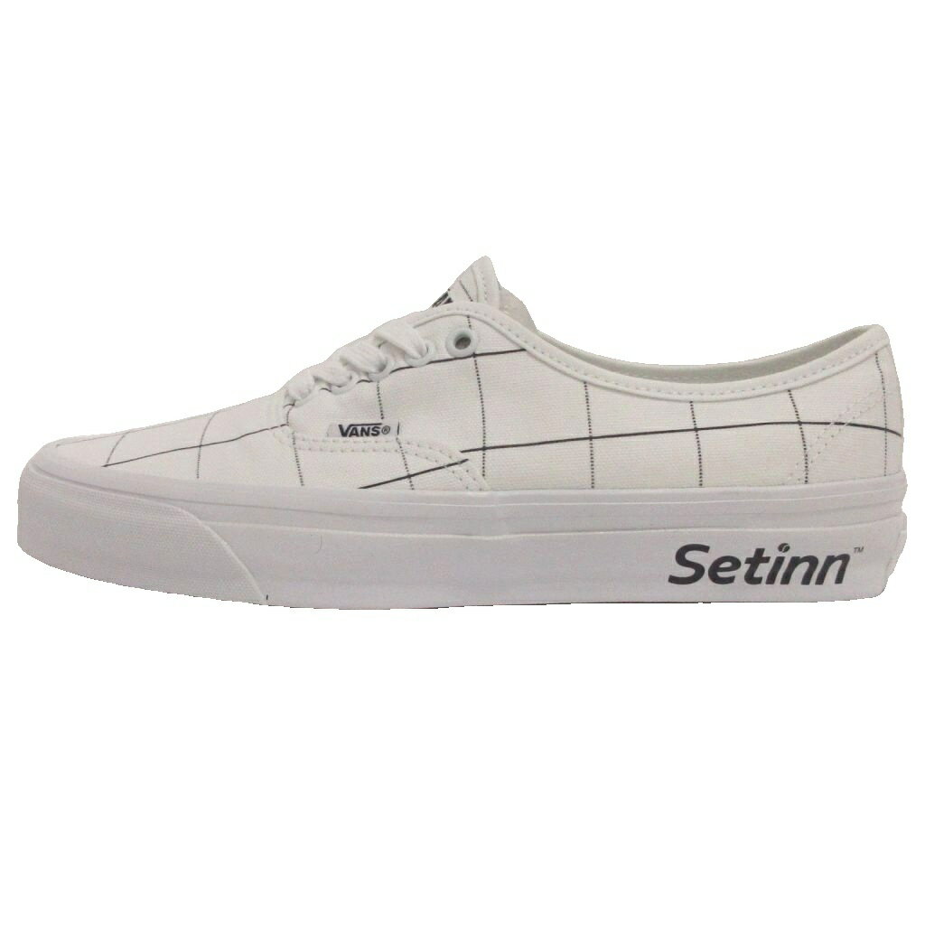 【中古】未使用品 バンズ VANS × Setinn LX AUTHENTIC 44 スニーカー 白 ホワイト 26.5cm メンズ 【ベクトル 古着】 251103
