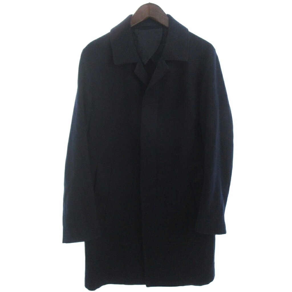 週末値下げ） Maker's Shirt 鎌倉 カマクラシャツ チェスターコート ウールチェスターコート(M(46) グレー系): メンズ｜メーカーズシャツ