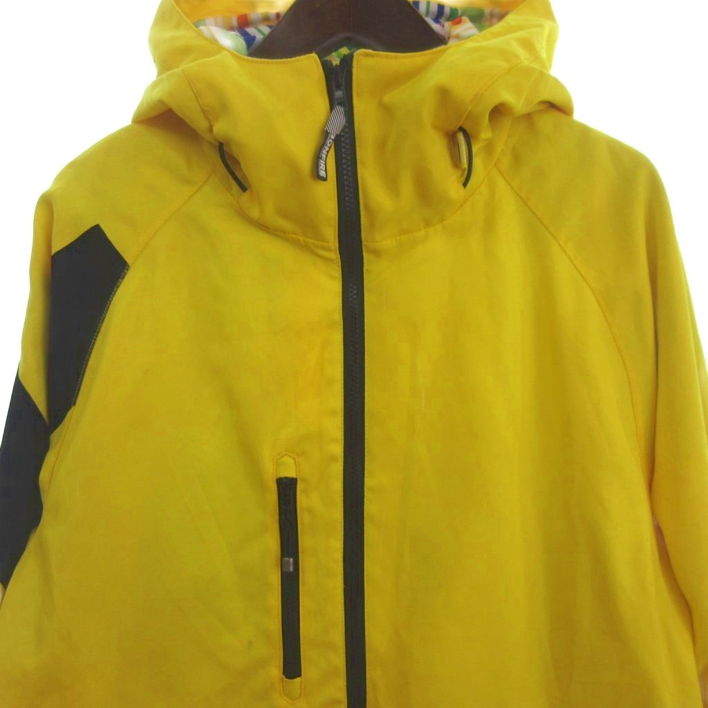 【中古】ボンファイア BONFIRE 中綿 ジャケット スノーボードウェア イエロー L ■E...