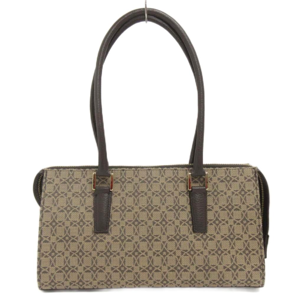 【中古】マッキントッシュ ロンドン MACKINTOSH LONDON WartonBag ワルトンバッグ アンドリュー ジャカード ボストンバッグ ブラウン系 レディース 【ベクトル 古着】 260312