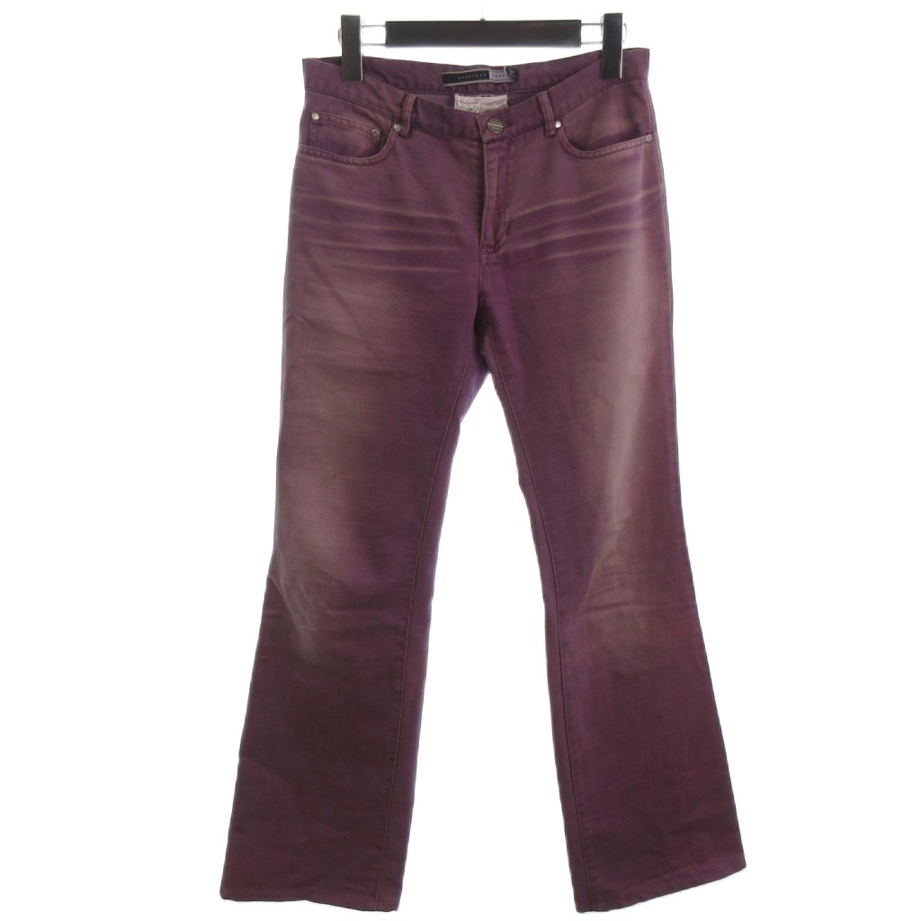 Long Pants - 【中古】スポーツマックスコード マックスマーラ SPORTMAX CODE カラーデニム パンツ セミフレア 紫 パープル 38 レディース 【ベクトル 古着】 260411