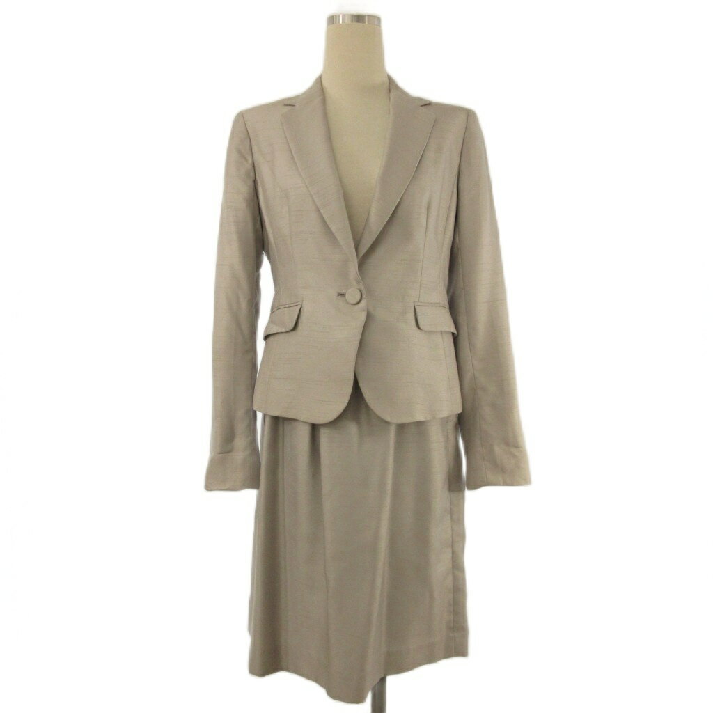 Other - 【中古】コムサイズム COMME CA ISM セットアップ スカートスーツ ジャケット スカート オフホワイト L レディース 【ベクトル 古着】 260423