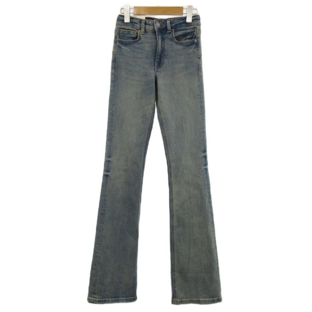 [Used] Unused ZARA Denim Pants Jeans Bootcut Skinny Indigo Size 22 ■GY47 Women's [Vector Used Clothing] 260423