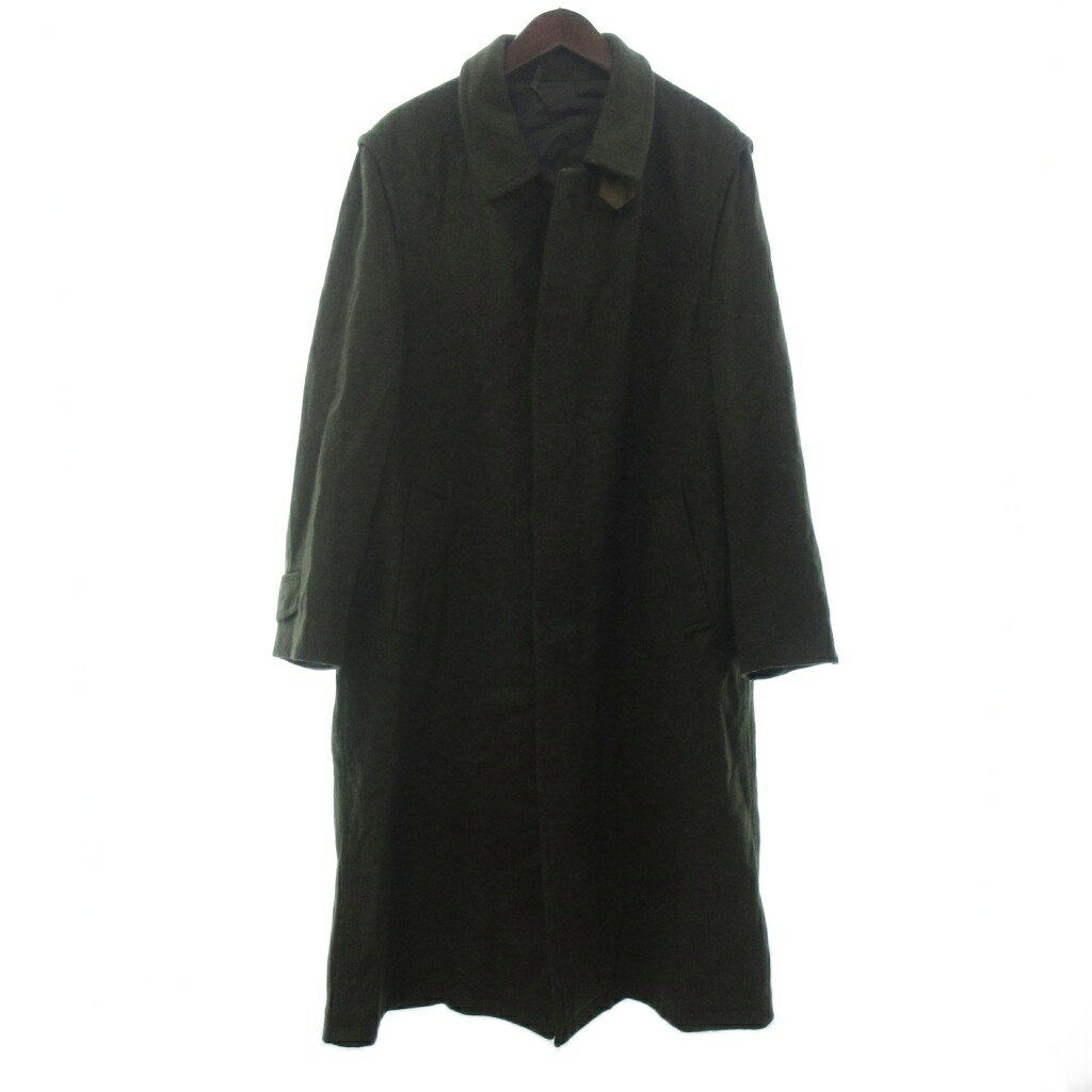ヴィンテージ VINTAGE KETTNER ロングコート ALPEN LODEN ウール 緑 グリーン 54 ■ECB004 メンズ  260512