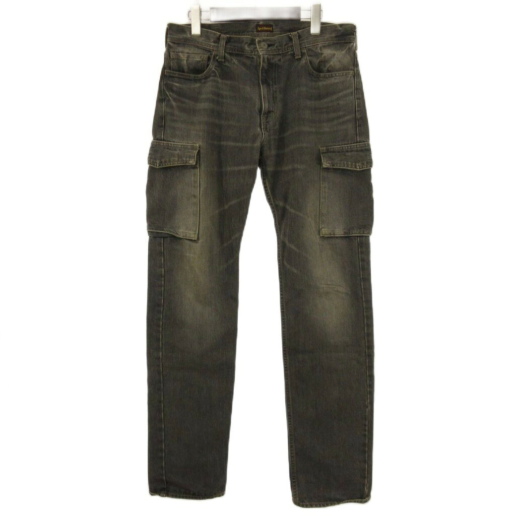 [Used] SPELLBOUND Denim Pants Jeans Cargo Gray L Men's [Vector Used Clothing] 260427