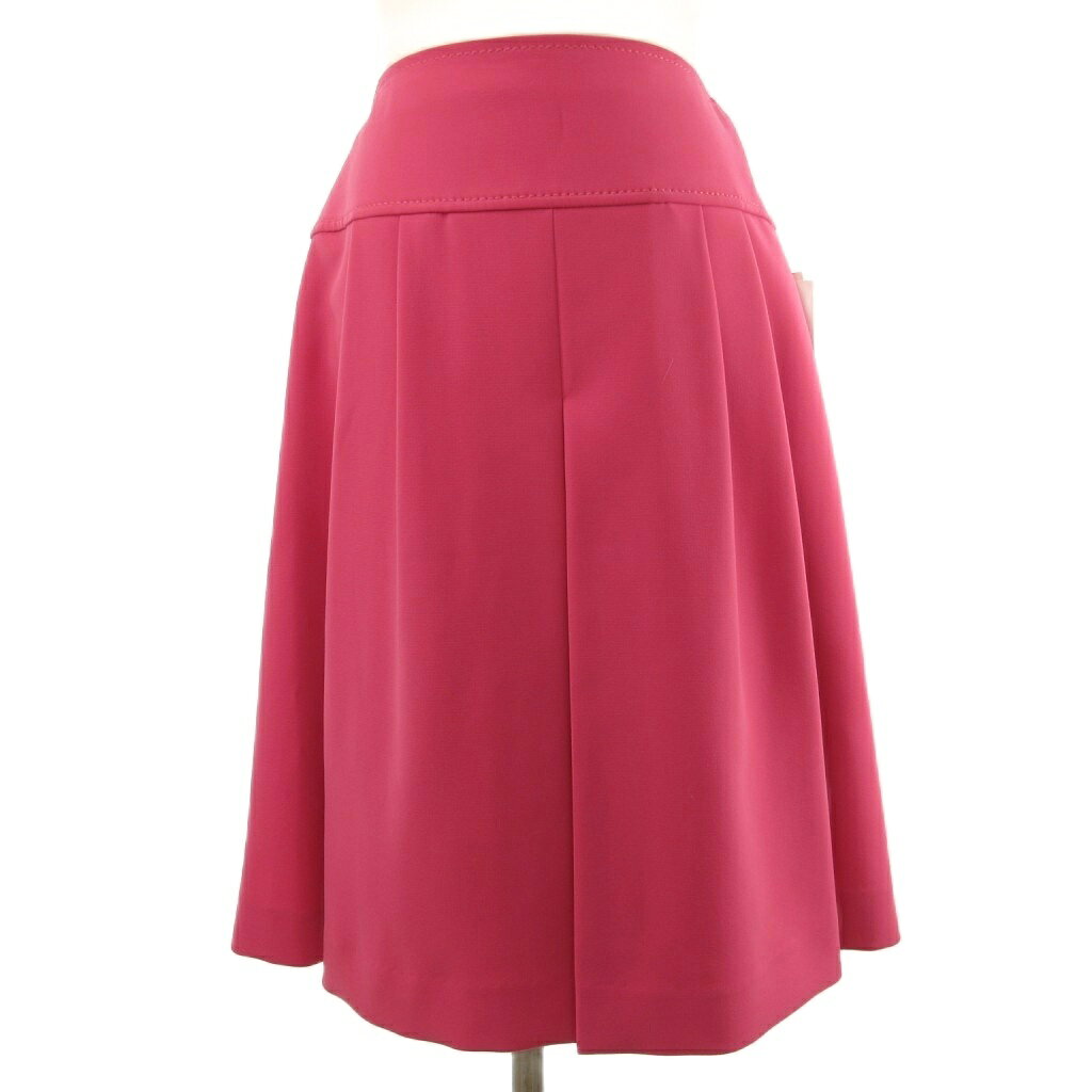 乐天商城 - 【中古】未使用品 クレージュ courreges タグ付き スカート ミディ丈 タック フレア ピンク 38 レディース 【ベクトル 古着】 260514