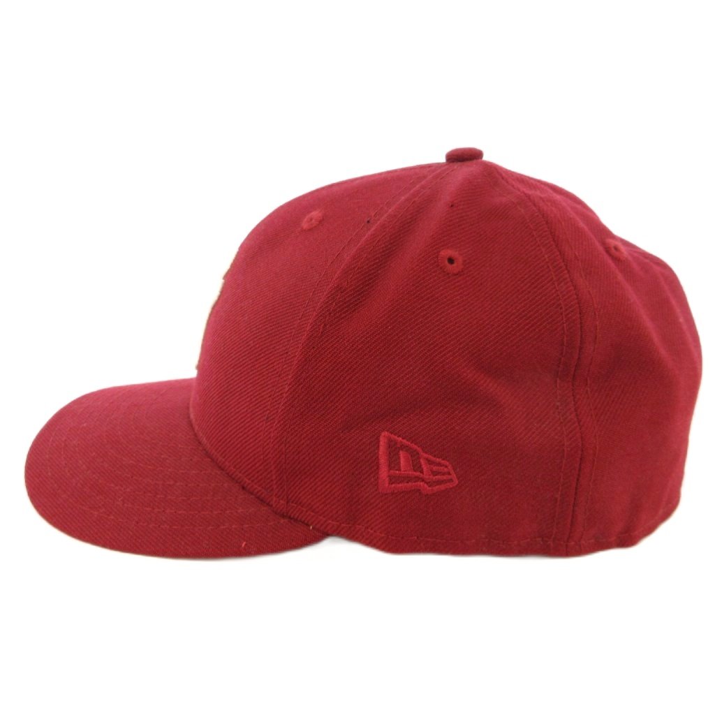 ブランド古着の買取販売ベクトルの【中古】ニューエラ NEW ERA ×KITH 59FIFTY NY ニューヨークヤンキース ベースボールキャップ 帽子 ワインレッド 7 1/2 メンズ 【ベクトル 古着】 260528｜アングル3