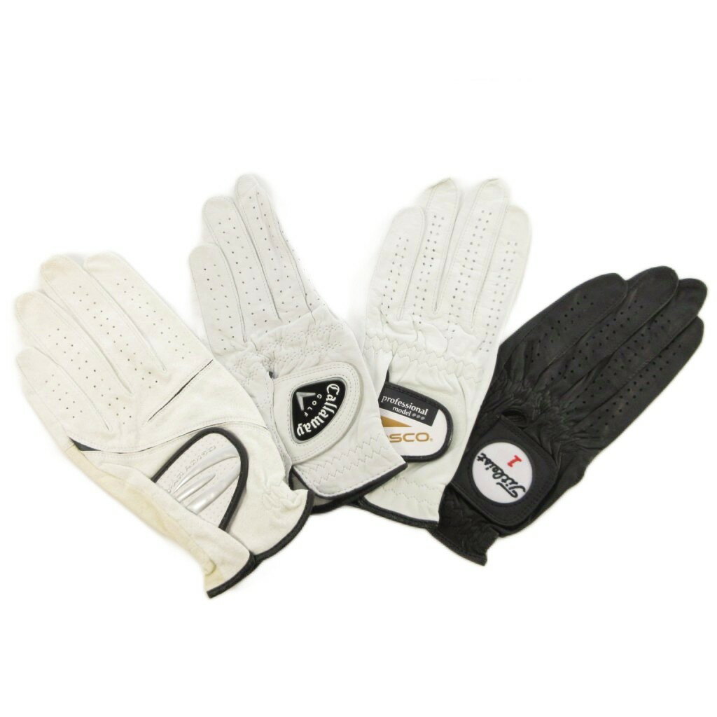 【中古】未使用品 キャロウェイ CALLAWAY TITLEIST 他 4点セット グローブ ゴルフ用 左手用 メンズ 【ベクトル 古着】 260623ブランドキャロウェイ CALLAWAY表記サイズPARADISO 22 Callaway 22 kasco 22 TITLEIST 22実寸サイズ※セット販売のため実寸サイズは計測しておりません。サイズ欄に記載している表記サイズをご参考ください。　色ホワイト ブラック状態袋は開いていますが未使用品です。 ※未使用品・新品同様の商品ではございますが、一度は一般の方の手に渡り、個人で保管されていた商品です。また、保管・陳列時の薄いスレなど微細な状態変化が見られる場合がございます。ご理解の上ご購入ください。商品のお問い合わせの回答を休止しております。＊各商品ページの商品詳細等をご確認の上ご購入ください。【中古】未使用品 キャロウェイ CALLAWAY TITLEIST 他 4点セット グローブ ゴルフ用 左手用 メンズ 【ベクトル 古着】 260623状態ランク　”S”詳細については、下記および「状態ランクについて」ページをご覧ください。未使用・新品の商品ほぼ新品同様の商品使用感が少なく、かなり状態の良い商品使用感はあるが、傷や汚れの少ない商品使用感の他、傷や汚れが見られる商品かなり大きな傷みがある難あり商品※S〜CランクはUSED品となりますので、使用感をご理解の上でご入札下さい。状態ランクについてinformationブランドキャロウェイ CALLAWAY表記サイズPARADISO 22 Callaway 22 kasco 22 TITLEIST 22実寸サイズ※セット販売のため実寸サイズは計測しておりません。サイズ欄に記載している表記サイズをご参考ください。　色ホワイト ブラック状態袋は開いていますが未使用品です。 ※未使用品・新品同様の商品ではございますが、一度は一般の方の手に渡り、個人で保管されていた商品です。また、保管・陳列時の薄いスレなど微細な状態変化が見られる場合がございます。ご理解の上ご購入ください。商品のお問い合わせの回答を休止しております。＊各商品ページの商品詳細等をご確認の上ご購入ください。本商品は一点物です他サイトや店舗にて販売している商品です。多少のお時間差にて欠品になることもございます。予めご了承頂ますようお願い致します。ベクトル・サイズガイドはこちらこの商品と同じブランドの商品を見る