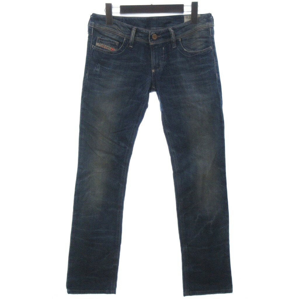 [Used] DIESEL LOWKY Straight Denim Jeans, Indigo, W27 L30, Women's [Vector Used Clothing] 260626