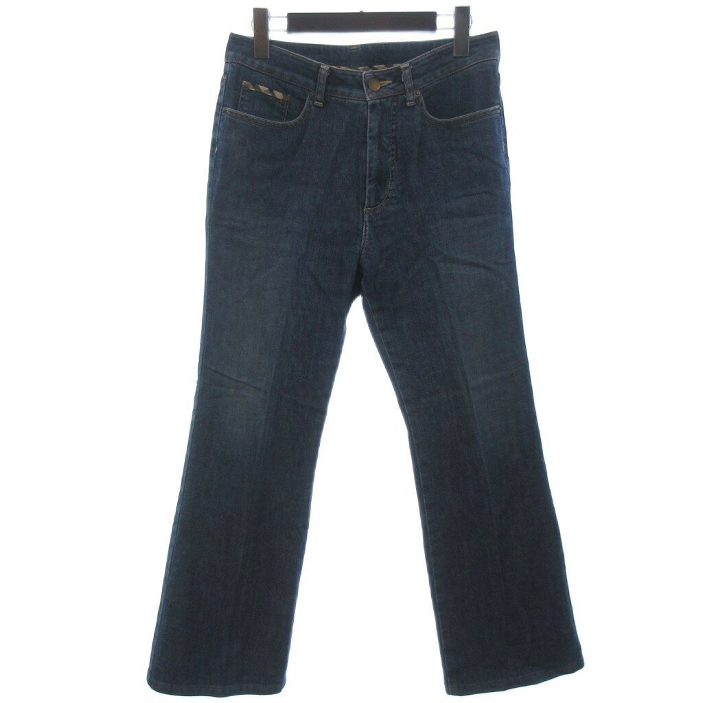[Used] DAKS Flare Denim Pants Jeans Indigo Size 42 Women's [Vector Used Clothing] 260625