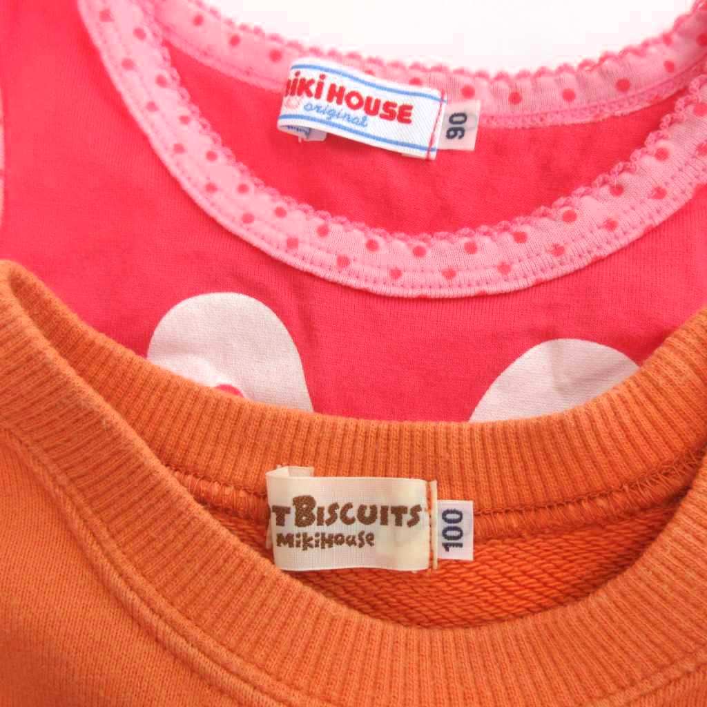 【中古】ミキハウス mikihouse 3点セット トレーナー ノースリーブカットソー キル...