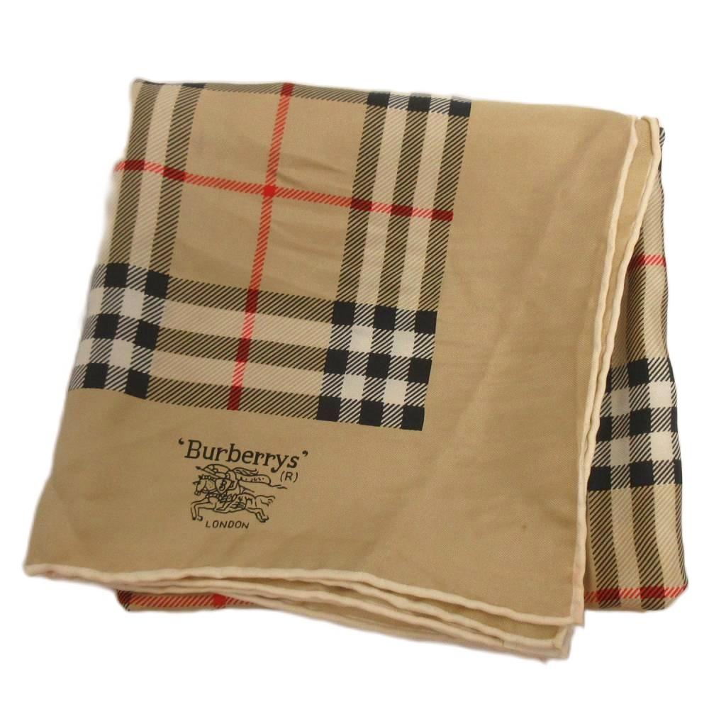 中古 バーバリーズ Burberrys ヴィンテージ スカーフ ノバチェック シルク ベージュ系 GY99 レディース ベクトル auc-vector-21134552 ブランド古着の買取販売ベクトル パッケージ画像