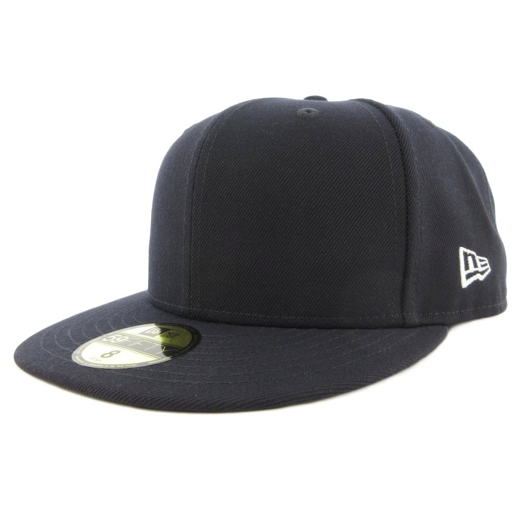 【中古】未使用品 ニューエラ NEW ERA タグ付き 59FIFTY ベーシック ベースボールキャップ 帽子 ホワイトフラッグ ネイビー 8 メンズ 【ベクトル 古着】 260727