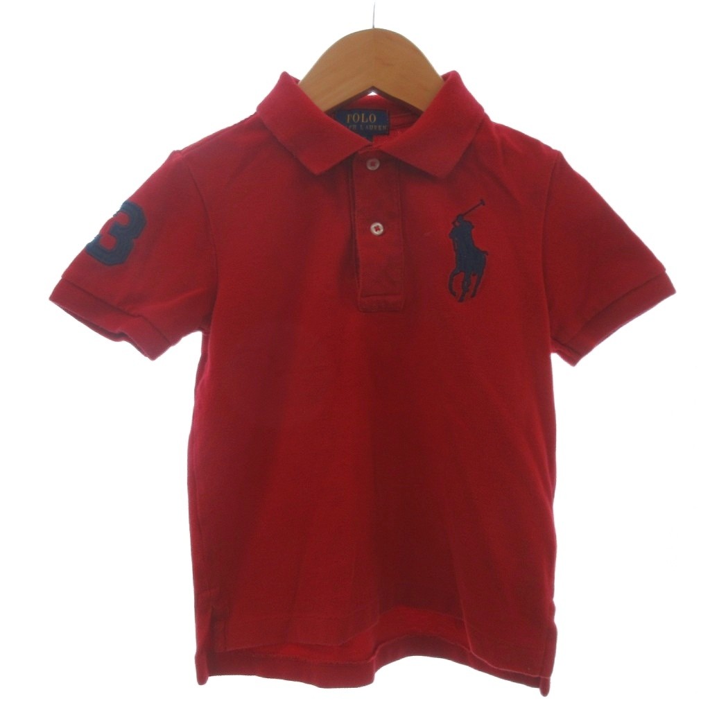 【中古】ポロ ラルフローレン POLO RALPH LAUREN 半袖 ポロシャツ トップス 赤 レッド 3/3T 100cm 男の子 ■GY09 キッズ 【ベクトル 古着】 260801ブランドポロ ラルフローレン POLO RALPH LAUREN表記サイズ3/3T 100cm実寸サイズ肩幅：26cm　身幅：32cm　着丈：40cm　袖丈：12cm　　素材綿色赤状態・全体的に毛羽立ち その他に目立ったダメージはなく、問題なくご使用いただける商品です。 ※あくまでも中古品ですので掲載写真や記載内容をご確認いただき、ご理解の上ご購入ください。備考ラルフローレン株式会社商品のお問い合わせの回答を休止しております。＊各商品ページの商品詳細等をご確認の上ご購入ください。【中古】ポロ ラルフローレン POLO RALPH LAUREN 半袖 ポロシャツ トップス 赤 レッド 3/3T 100cm 男の子 ■GY09 キッズ 【ベクトル 古着】 260801状態ランク　”AB”詳細については、下記および「状態ランクについて」ページをご覧ください。未使用・新品の商品ほぼ新品同様の商品使用感が少なく、かなり状態の良い商品使用感はあるが、傷や汚れの少ない商品使用感の他、傷や汚れが見られる商品かなり大きな傷みがある難あり商品※S〜CランクはUSED品となりますので、使用感をご理解の上でご入札下さい。状態ランクについてinformationブランドポロ ラルフローレン POLO RALPH LAUREN表記サイズ3/3T 100cm実寸サイズ肩幅：26cm　身幅：32cm　着丈：40cm　袖丈：12cm　　素材綿色赤状態・全体的に毛羽立ち その他に目立ったダメージはなく、問題なくご使用いただける商品です。 ※あくまでも中古品ですので掲載写真や記載内容をご確認いただき、ご理解の上ご購入ください。備考ラルフローレン株式会社商品のお問い合わせの回答を休止しております。＊各商品ページの商品詳細等をご確認の上ご購入ください。本商品は一点物です他サイトや店舗にて販売している商品です。多少のお時間差にて欠品になることもございます。予めご了承頂ますようお願い致します。ベクトル・サイズガイドはこちらこの商品と同じブランドの商品を見る