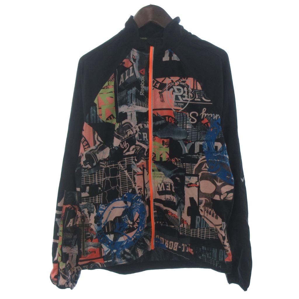 【中古】リーボック Reebok ランニング トラックジャケット プリント 黒 ブラック M ■GY09 メンズ 【ベクトル 古着】 260806ブランドリーボック Reebok表記サイズM実寸サイズ身幅：52cm　着丈：70cm　ゆき丈：89cm　　素材ポリエステル ポリウレタン色黒状態保管臭がありますが、使用感が少なく状態の良い商品です。※あくまでも中古品ですので掲載写真や記載内容をご確認いただき、ご理解の上ご購入ください。商品のお問い合わせの回答を休止しております。＊各商品ページの商品詳細等をご確認の上ご購入ください。【中古】リーボック Reebok ランニング トラックジャケット プリント 黒 ブラック M ■GY09 メンズ 【ベクトル 古着】 260806状態ランク　”A”詳細については、下記および「状態ランクについて」ページをご覧ください。未使用・新品の商品ほぼ新品同様の商品使用感が少なく、かなり状態の良い商品使用感はあるが、傷や汚れの少ない商品使用感の他、傷や汚れが見られる商品かなり大きな傷みがある難あり商品※S〜CランクはUSED品となりますので、使用感をご理解の上でご入札下さい。状態ランクについてinformationブランドリーボック Reebok表記サイズM実寸サイズ身幅：52cm　着丈：70cm　ゆき丈：89cm　　素材ポリエステル ポリウレタン色黒状態保管臭がありますが、使用感が少なく状態の良い商品です。※あくまでも中古品ですので掲載写真や記載内容をご確認いただき、ご理解の上ご購入ください。商品のお問い合わせの回答を休止しております。＊各商品ページの商品詳細等をご確認の上ご購入ください。本商品は一点物です他サイトや店舗にて販売している商品です。多少のお時間差にて欠品になることもございます。予めご了承頂ますようお願い致します。ベクトル・サイズガイドはこちらこの商品と同じブランドの商品を見る