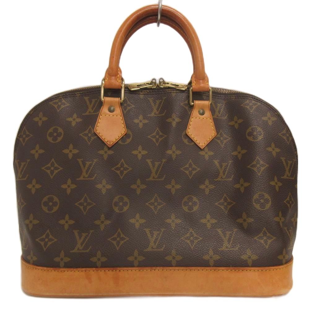 【中古】ルイヴィトン LOUIS VUITTON モノグラム アルマPM 旧型 ハンドバッグ M51130 茶 ブラウン系 レディース 【ベクトル 古着】 260914ブランドルイヴィトン LOUIS VUITTON実寸サイズ持ち手の長さ：24cm　ヨコ：31cm　タテ：24cm　マチ：15.5cm　　素材モノグラムキャンバス色ブラウン系仕様内ポケット1状態・ヌメ部分にシミや変色、キズ ・内側に汚れ点在 ・ファスナーの滑りが悪い ・金具部分にキズ、剥げ ・角擦れ ※全体的に中古品としての使用感とダメージがありますが、通常使用には支障のない商品です。 掲載写真や記載内容をご確認いただき、ご理解の上ご購入ください。付属品鍵、カデナ備考品番 M51130 機番 BA0936商品のお問い合わせの回答を休止しております。＊各商品ページの商品詳細等をご確認の上ご購入ください。【中古】ルイヴィトン LOUIS VUITTON モノグラム アルマPM 旧型 ハンドバッグ M51130 茶 ブラウン系 レディース 【ベクトル 古着】 260914状態ランク　”B”詳細については、下記および「状態ランクについて」ページをご覧ください。未使用・新品の商品ほぼ新品同様の商品使用感が少なく、かなり状態の良い商品使用感はあるが、傷や汚れの少ない商品使用感の他、傷や汚れが見られる商品かなり大きな傷みがある難あり商品※S〜CランクはUSED品となりますので、使用感をご理解の上でご入札下さい。状態ランクについてinformationブランドルイヴィトン LOUIS VUITTON実寸サイズ持ち手の長さ：24cm　ヨコ：31cm　タテ：24cm　マチ：15.5cm　　素材モノグラムキャンバス色ブラウン系仕様内ポケット1状態・ヌメ部分にシミや変色、キズ ・内側に汚れ点在 ・ファスナーの滑りが悪い ・金具部分にキズ、剥げ ・角擦れ ※全体的に中古品としての使用感とダメージがありますが、通常使用には支障のない商品です。 掲載写真や記載内容をご確認いただき、ご理解の上ご購入ください。付属品鍵、カデナ備考品番 M51130 機番 BA0936商品のお問い合わせの回答を休止しております。＊各商品ページの商品詳細等をご確認の上ご購入ください。本商品は一点物です他サイトや店舗にて販売している商品です。多少のお時間差にて欠品になることもございます。予めご了承頂ますようお願い致します。ベクトル・サイズガイドはこちらこの商品と同じブランドの商品を見る