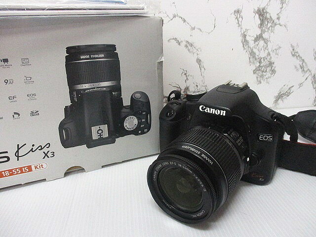 canon キャノン EOS KISS X3 EF-S 18-55 IS KIT レンズキット 【ベクトル 古着】【中古】 150610