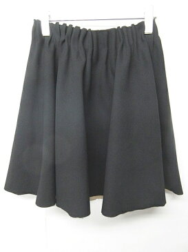 ザラ ZARA BASIC フレアスカート ミニ丈 ウエストゴム 黒 ブラック M 0920 レディース 【中古】【ベクトル 古着】 180920 ブランド古着ベクトルプレミアム店