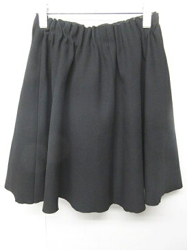ザラ ZARA BASIC フレアスカート ミニ丈 ウエストゴム 黒 ブラック M 0920 レディース 【中古】【ベクトル 古着】 180920 ブランド古着ベクトルプレミアム店
