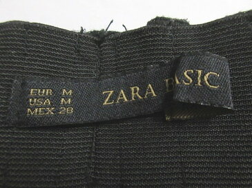 ザラ ZARA BASIC フレアスカート ミニ丈 ウエストゴム 黒 ブラック M 0920 レディース 【中古】【ベクトル 古着】 180920 ブランド古着ベクトルプレミアム店